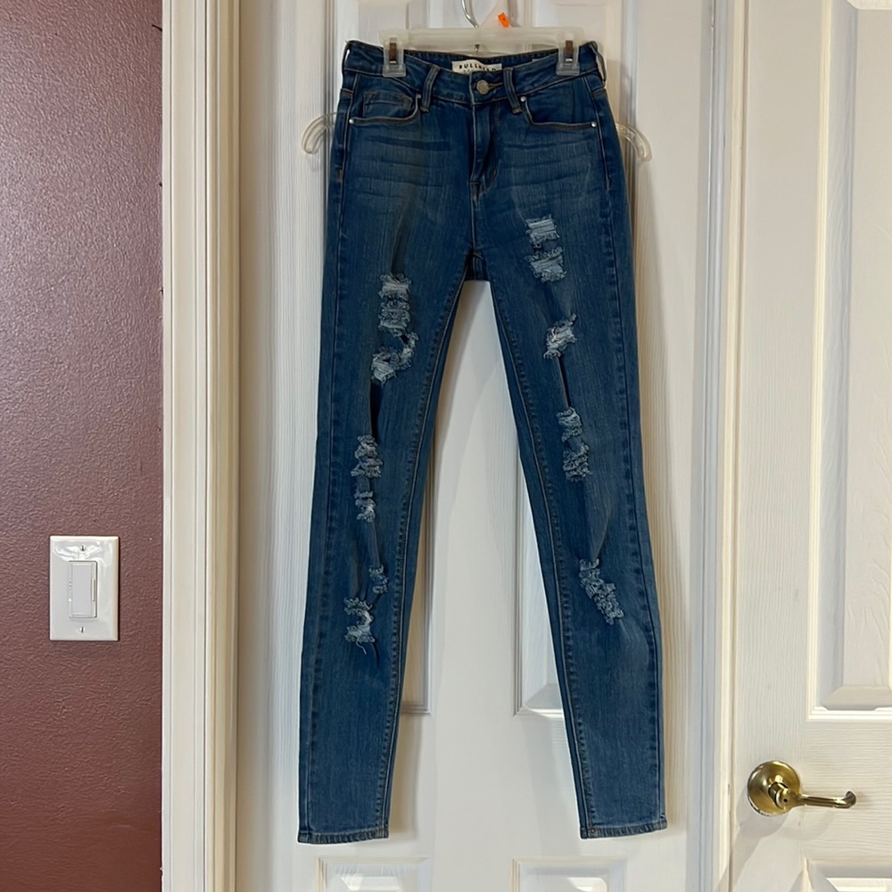Bullhead high waisted skinny denim jeans size 0/24